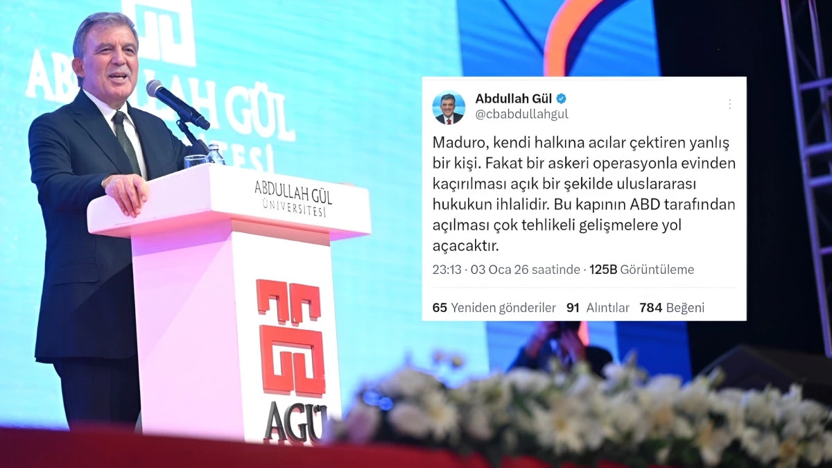 11. Cumhurbaşkanı Abdullah G&uuml;l'den 'Maduro' a&ccedil;ıklaması 