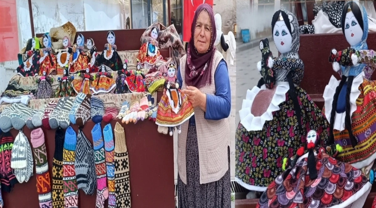 42 yıldır sattığı bez bebekler için 5 dil öğrendi 