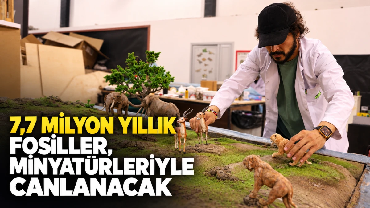 7,7 milyon yıllık fosiller, minyat&uuml;rleriyle canlanacak 
