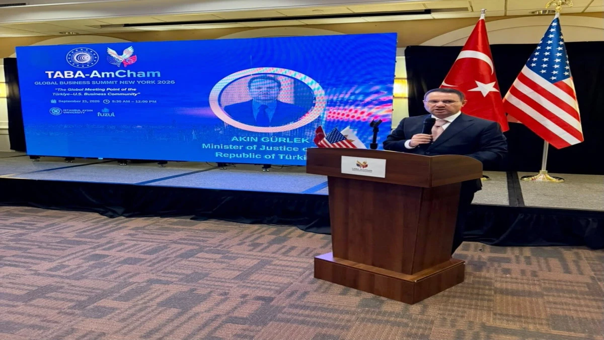 Adalet Bakanı G&uuml;rlek, ABD&rsquo;de d&uuml;zenlenen &lsquo;K&uuml;resel İş Zirvesi&rsquo;nde konuştu 