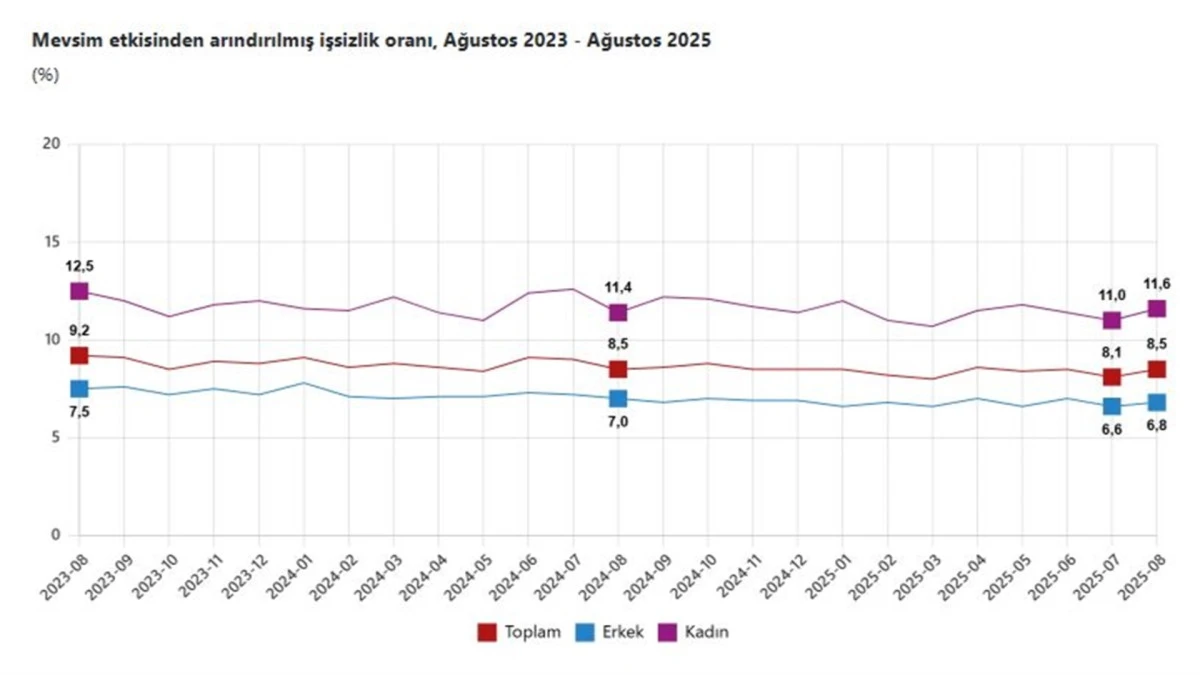Ağustosta işsizlik arttı mı? TÜİK verileri açıklandı!  
