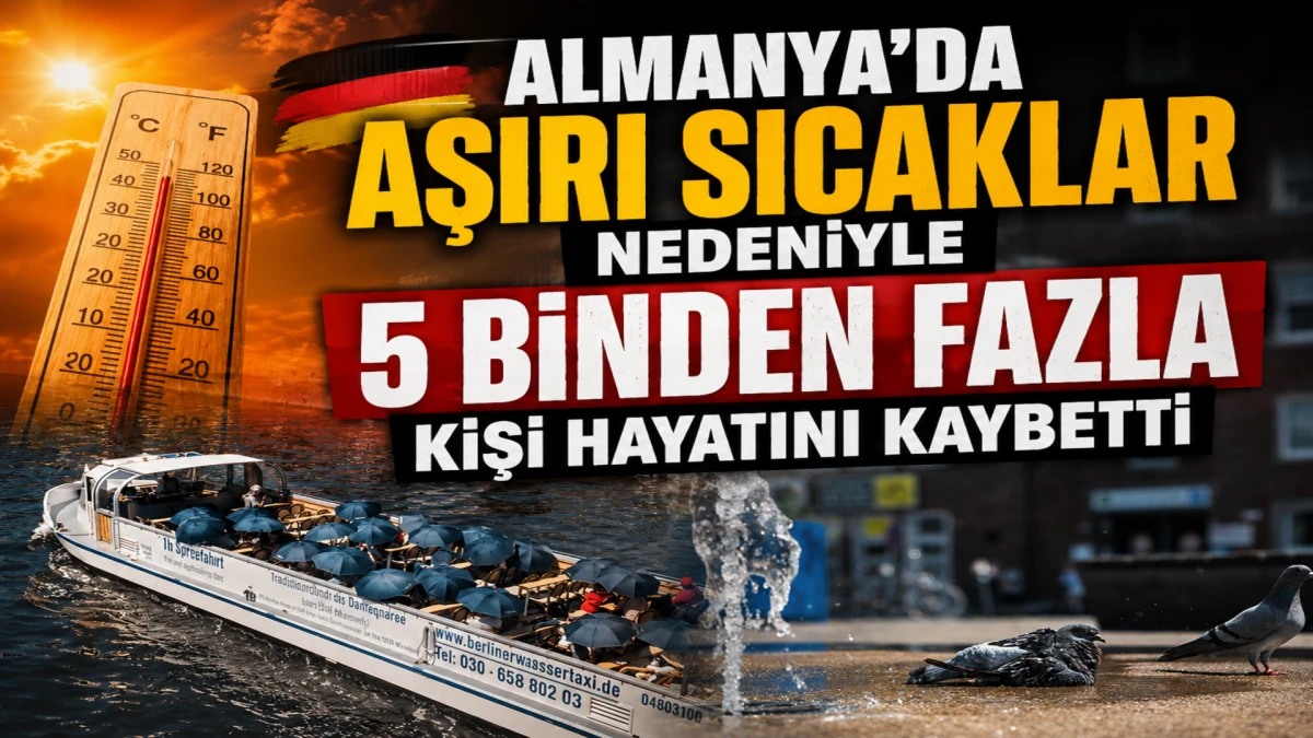 Almanya'da aşırı sıcaklar nedeniyle 5 binden fazla kişi hayatını kaybetti! 
