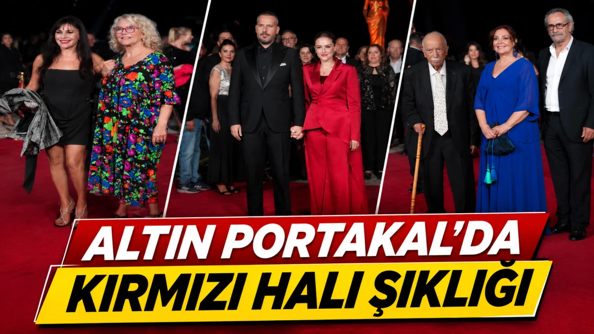 ALTIN PORTAKAL&rsquo;DA KIRMIZI HALI ŞIKLIĞI