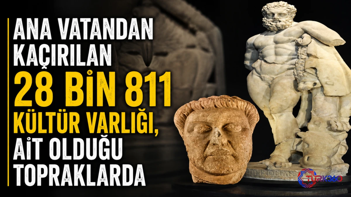 Ana vatandan ka&ccedil;ırılan 28 bin 811 k&uuml;lt&uuml;r varlığı, ait olduğu topraklarda