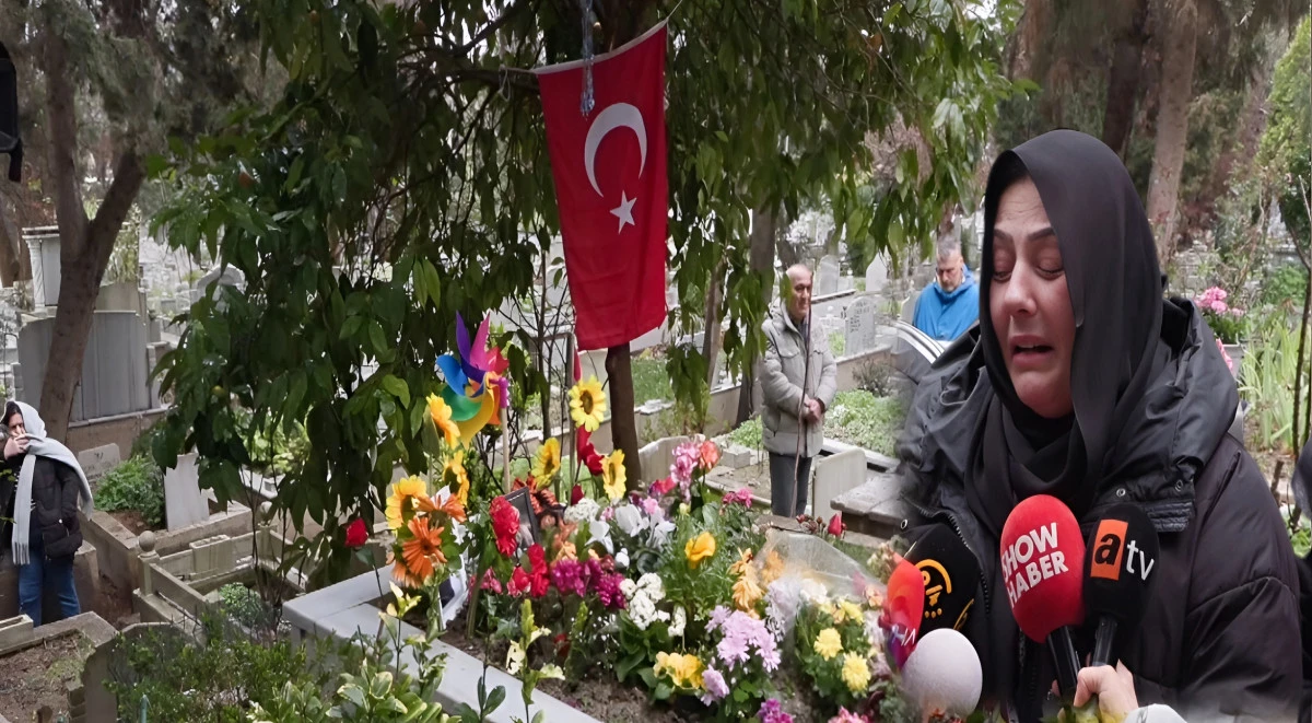 Atlas &Ccedil;ağlayan mezarı başında anıldı; Atlassız ge&ccedil;en ilk bayramım  