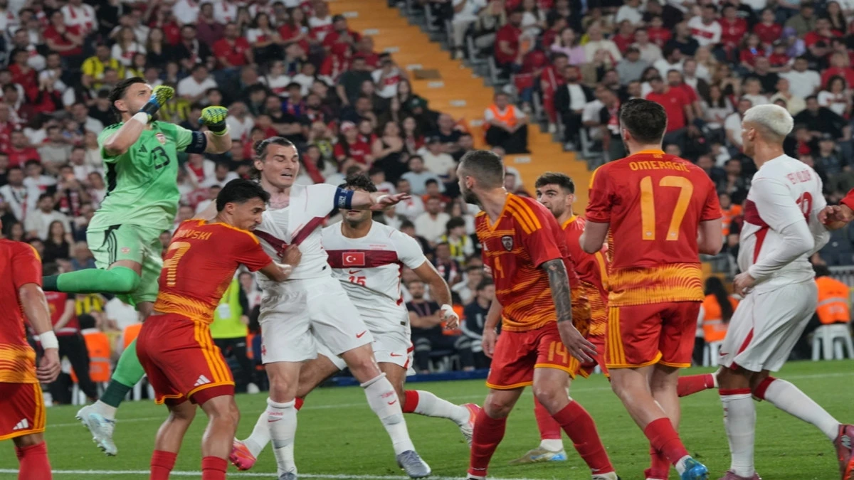 Ay-Yıldızlılar, Kuzey Makedonya&rsquo;yı Hazırlık Ma&ccedil;ında 4-0 Mağlup Etti!  