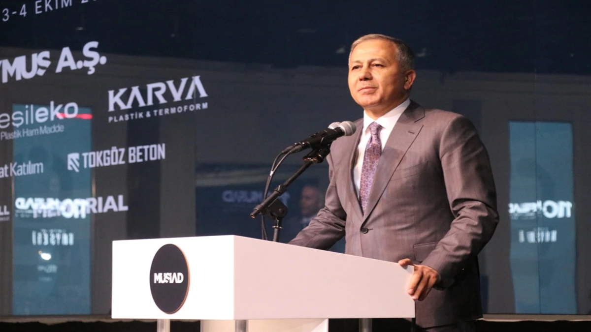 Bakan Yerlikaya MÜSİAD’da konuştu: “Barut sustu, artık tohum ekiyoruz” 