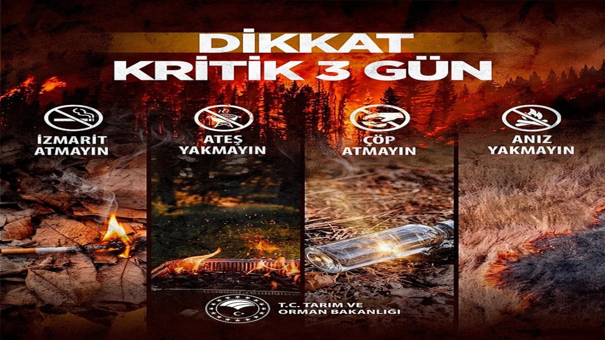 Bakan Yumaklı'dan orman yangını riski uyarısı 