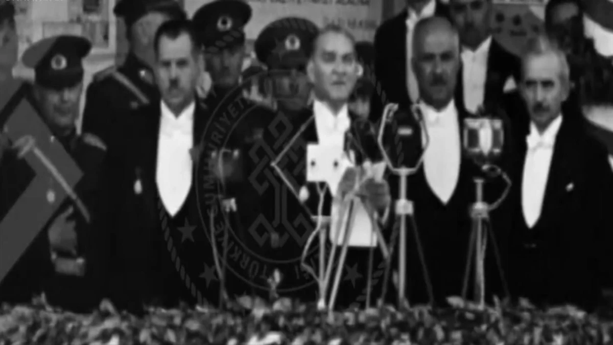 Bakanlık, 29 Ekim’i Atatürk’ün 10. Yıl Nutku Görüntüleriyle Kutladı! 