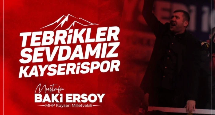 Baki Ersoy’dan Kayserispor’a Moral Mesajı: “Sevdamız KAYSERİSPOR” 