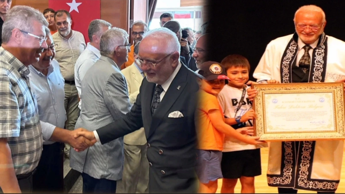 Başkan Akay, Mustafa Elitaş’a Verilen Fahri Doktora Töreninde Yerini Aldı 