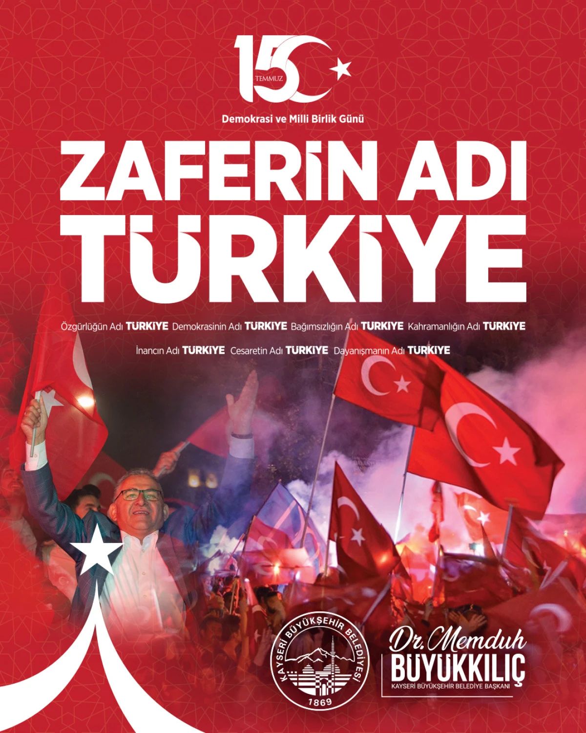BAŞKAN BÜYÜKKILIÇ: “BİZİ AYAKTA TUTAN BİRLİĞİMİZ VE BERABERLİĞİMİZDİR” 