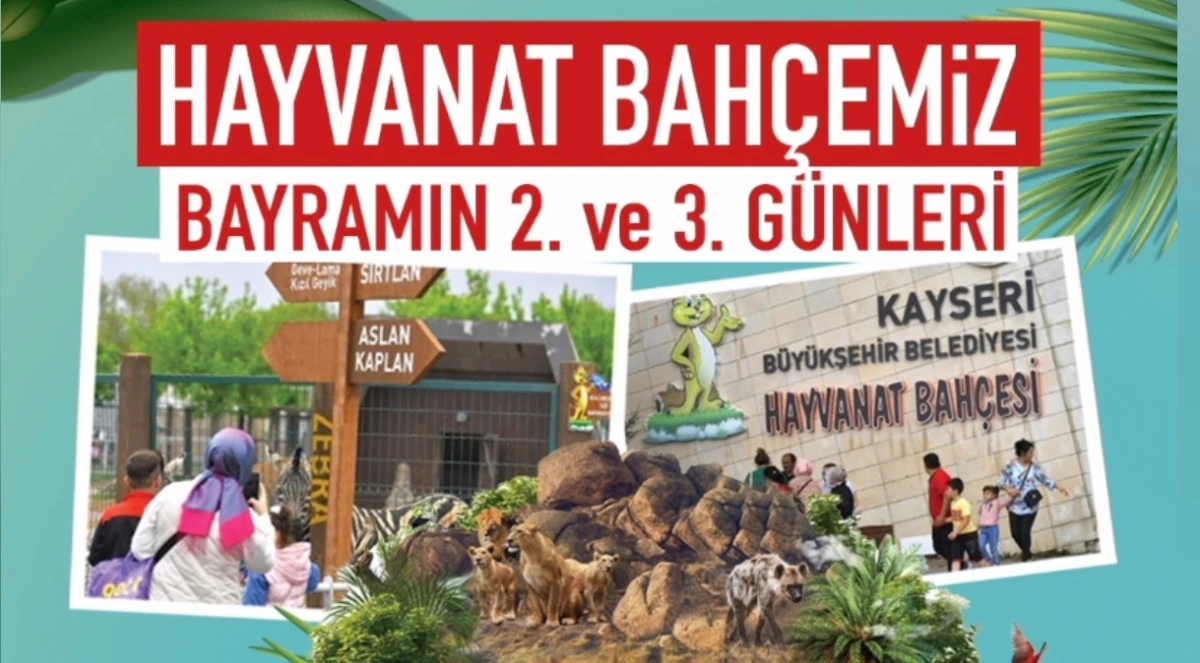 Başkan B&uuml;y&uuml;kkılı&ccedil; Duyurdu: Hayvanat Bah&ccedil;esi Kapılarını Bayramda &Uuml;cretsiz A&ccedil;ıyor 