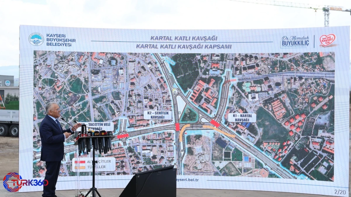 Başkan B&uuml;y&uuml;kkılı&ccedil;, Kartal Kavşağı Projesi&rsquo;ni Sahada Anlattı: İşte Detaylar 
