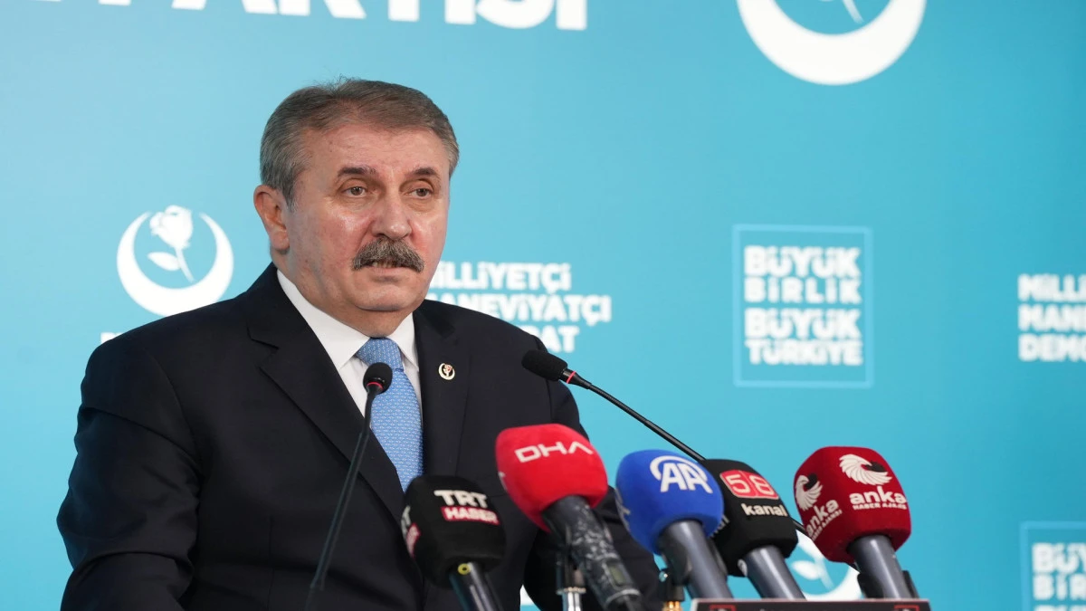 BBP Lideri Mustafa Destici: Ne Siyasi Parti Yardımı Ne Se&ccedil;im Yardımı, O Para Emekliye Gitsin 