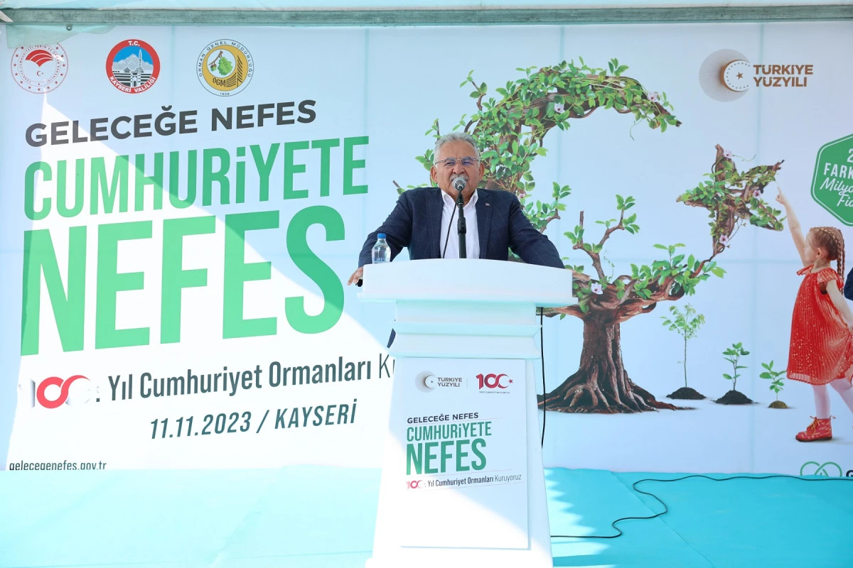 BÜYÜKŞEHİR’DEN 6 YILDA 750 BİN FİDAN İLE KAYSERİ’YE “YEŞİL” KATKI 