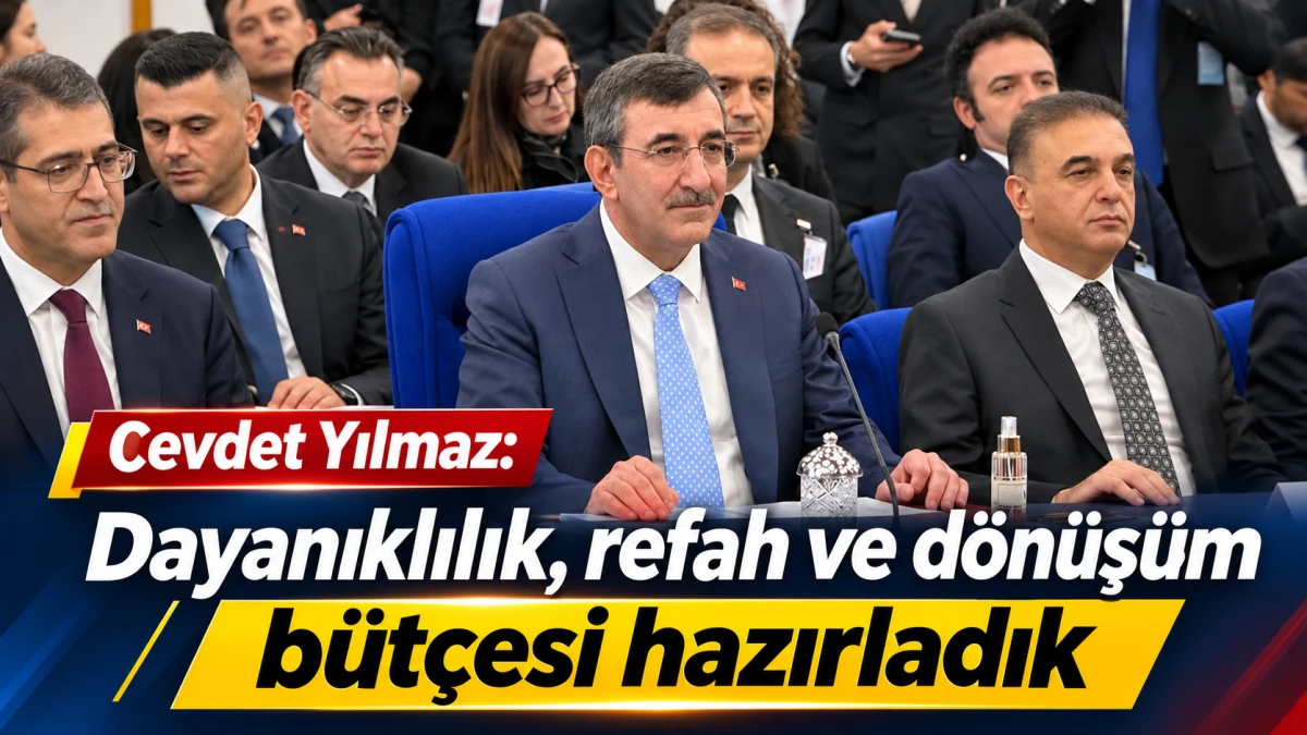 Cevdet Yılmaz: Dayanıklılık, refah ve d&ouml;n&uuml;ş&uuml;m b&uuml;t&ccedil;esi hazırladık 