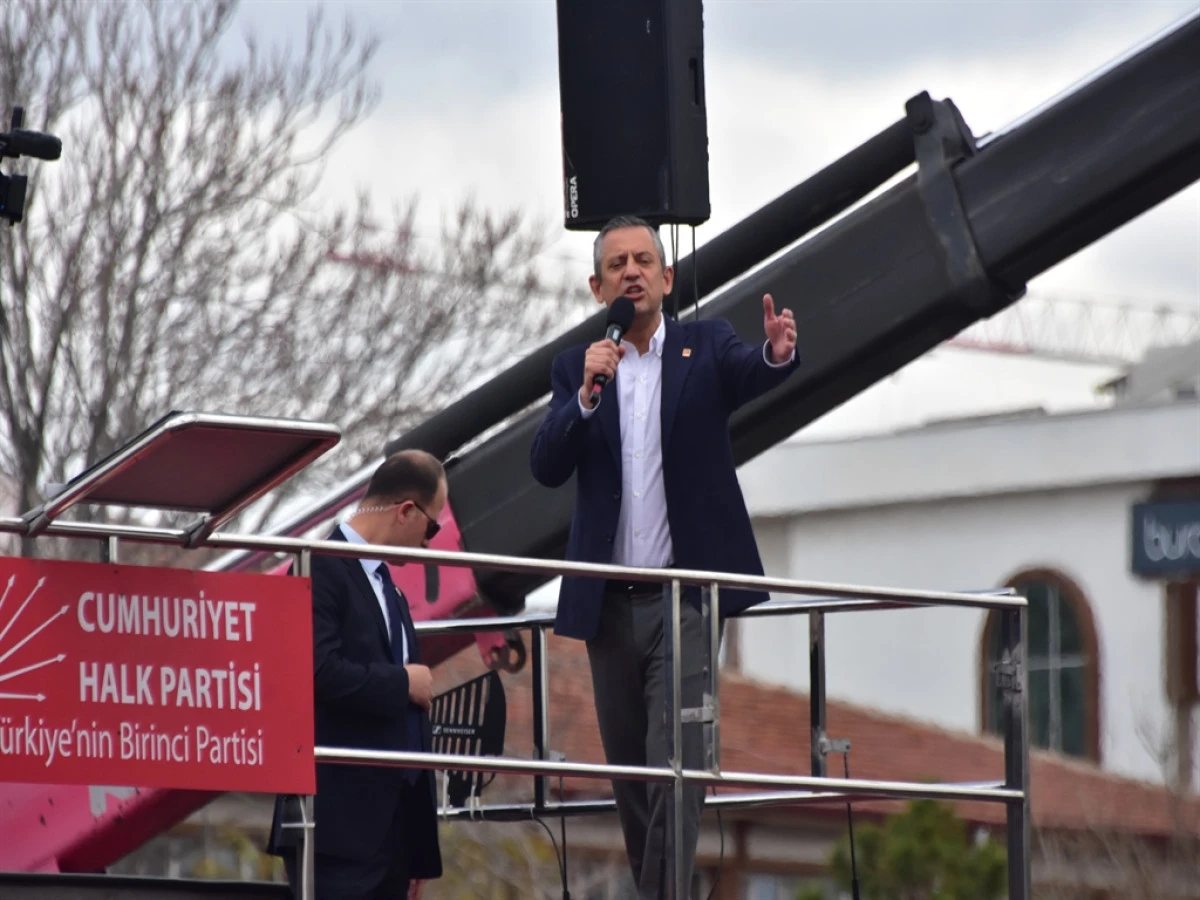 CHP Lideri Özel, Konya Mitinginde Gündeme Dair Açıklamalarda Bulundu! 