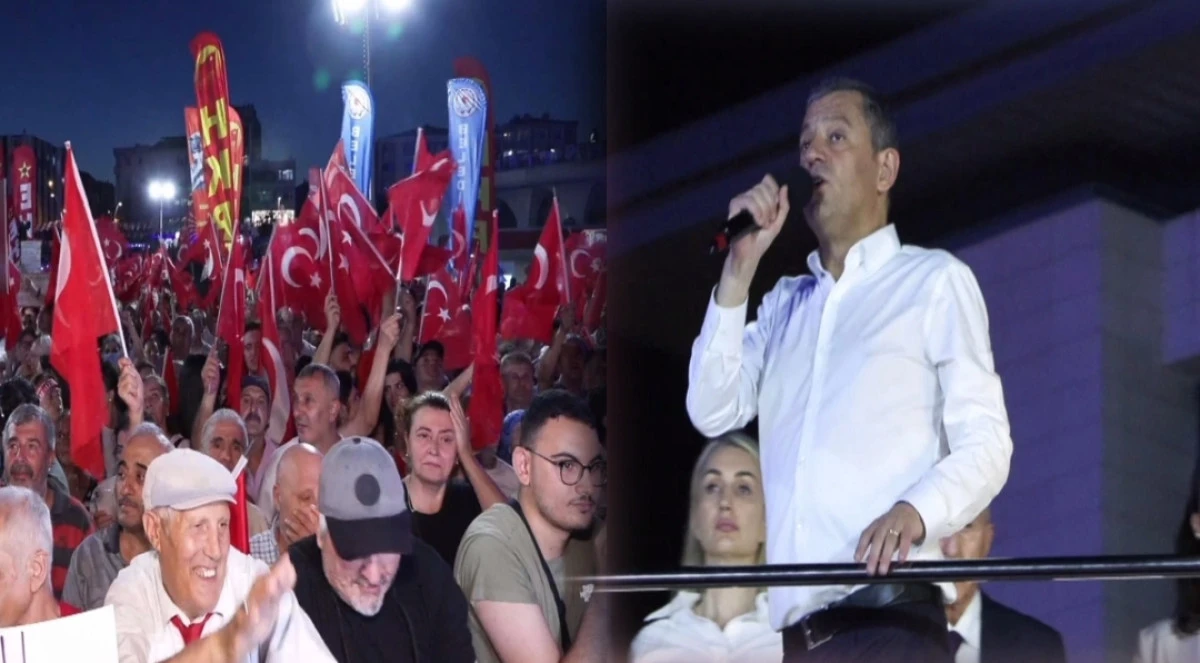 CHP Lideri Özel, Zeytinburnu'nda konuştu