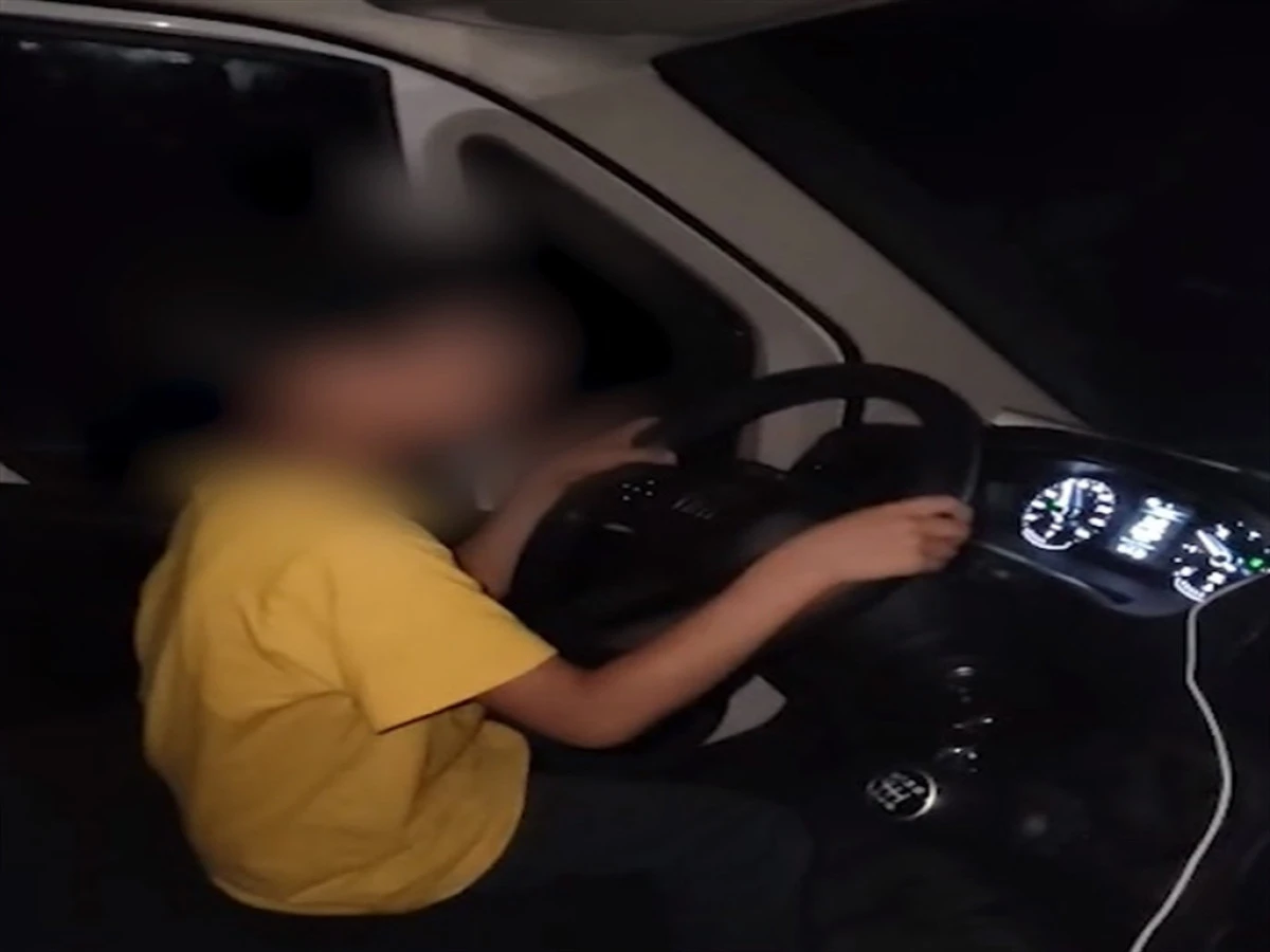 Çocuğuna araç kullandıran babaya 21 bin TL ceza 
