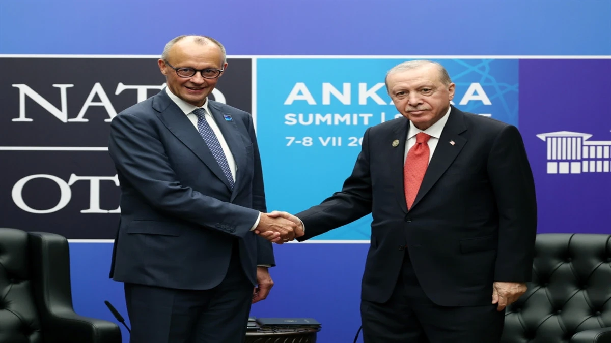 Cumhurbaşkanı Erdoğan, Almanya Başbakanı Merz ile bir araya geldi 