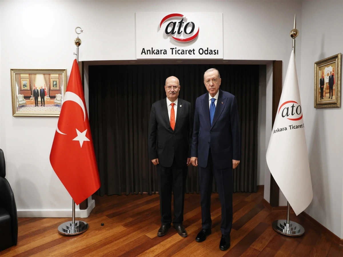 Cumhurbaşkanı Erdoğan, ATO’yu ziyaret etti! 