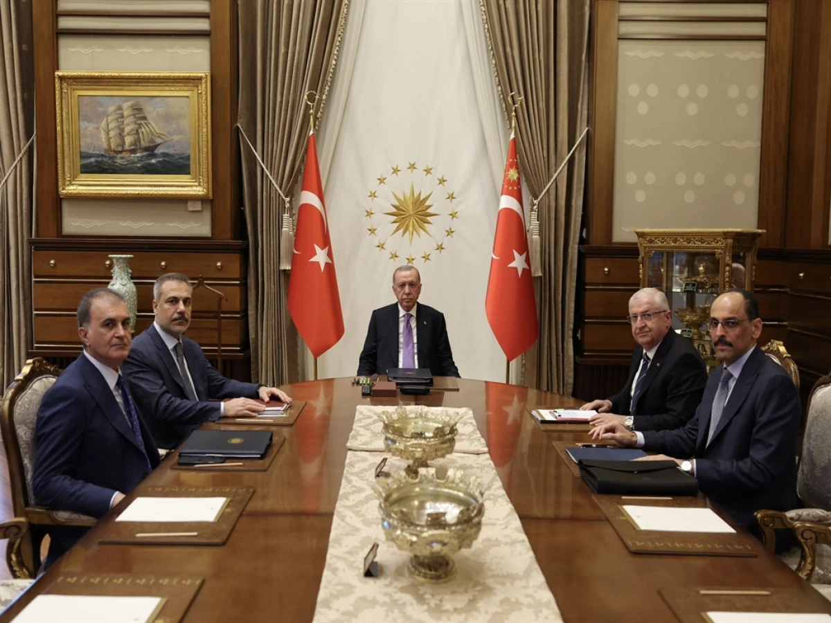 Cumhurbaşkanı Erdoğan Başkanlığında Güvenlik Zirvesi 