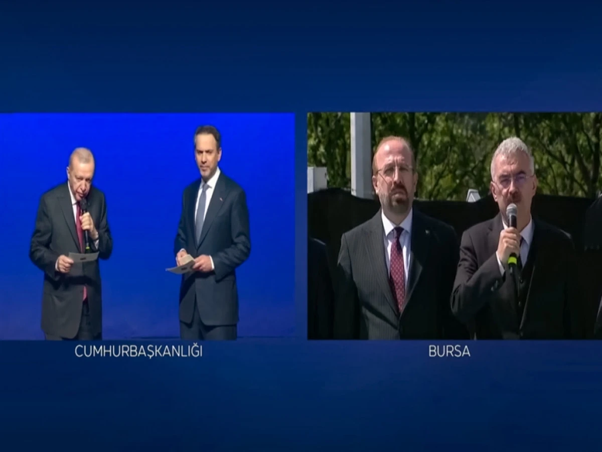 Cumhurbaşkanı Erdoğan Karacabey'e canlı bağlandı; Atares-2 RES açıldı 