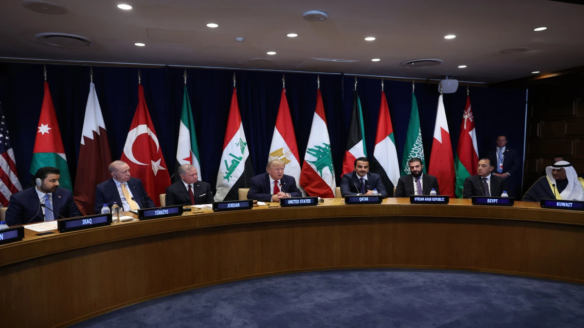 Cumhurbaşkanı Erdoğan, Trump'ın K&ouml;rfez &uuml;lkesi liderleri ile d&uuml;zenlediği zirveye katıldı 