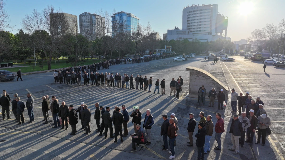  DOMATES FİDESI DAĞITIMINDA KUYRUĞUN SONU YOK!. 