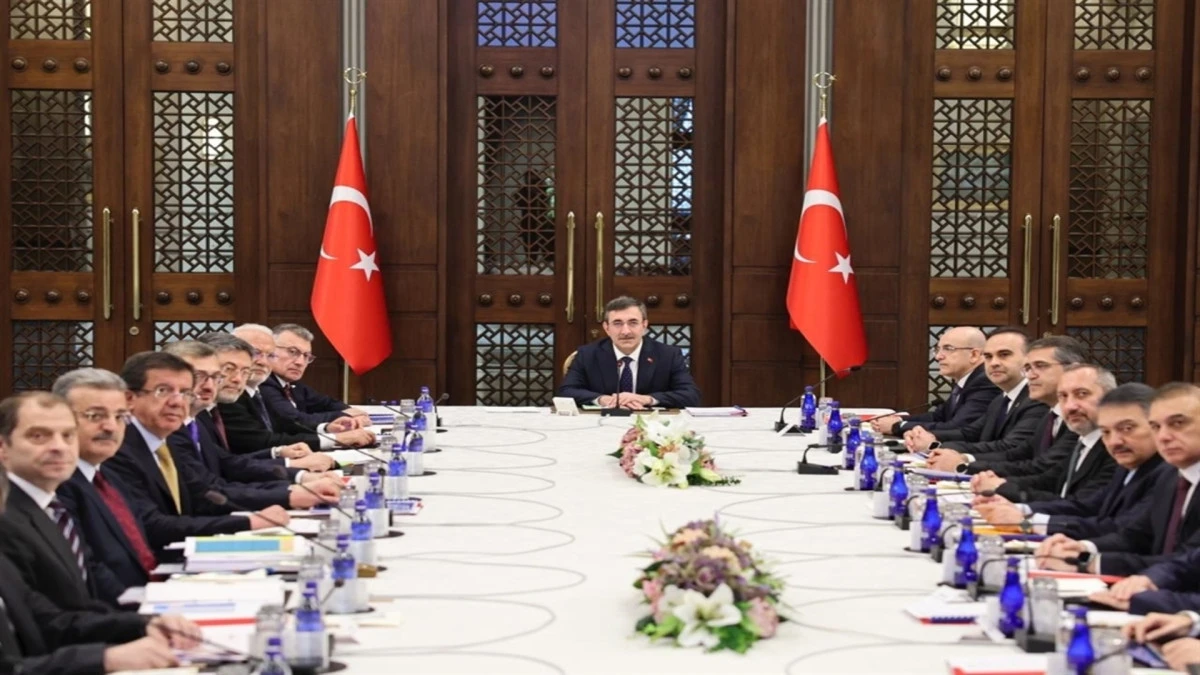 Ekonomi Koordinasyon Kurulu, Cumhurbaşkanı Yardımcısı Yılmaz başkanlığında toplandı 