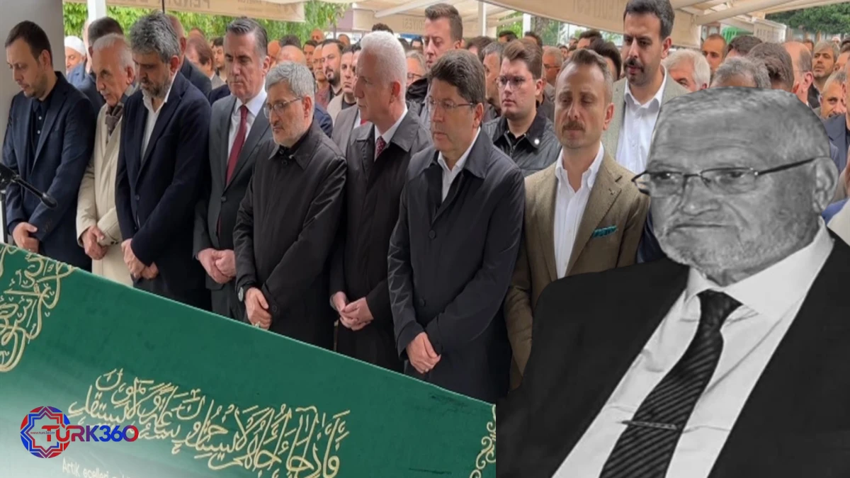 Eski Adalet Bakanı Tun&ccedil;'un kayınpederi son yolculuğuna uğurlandı! 