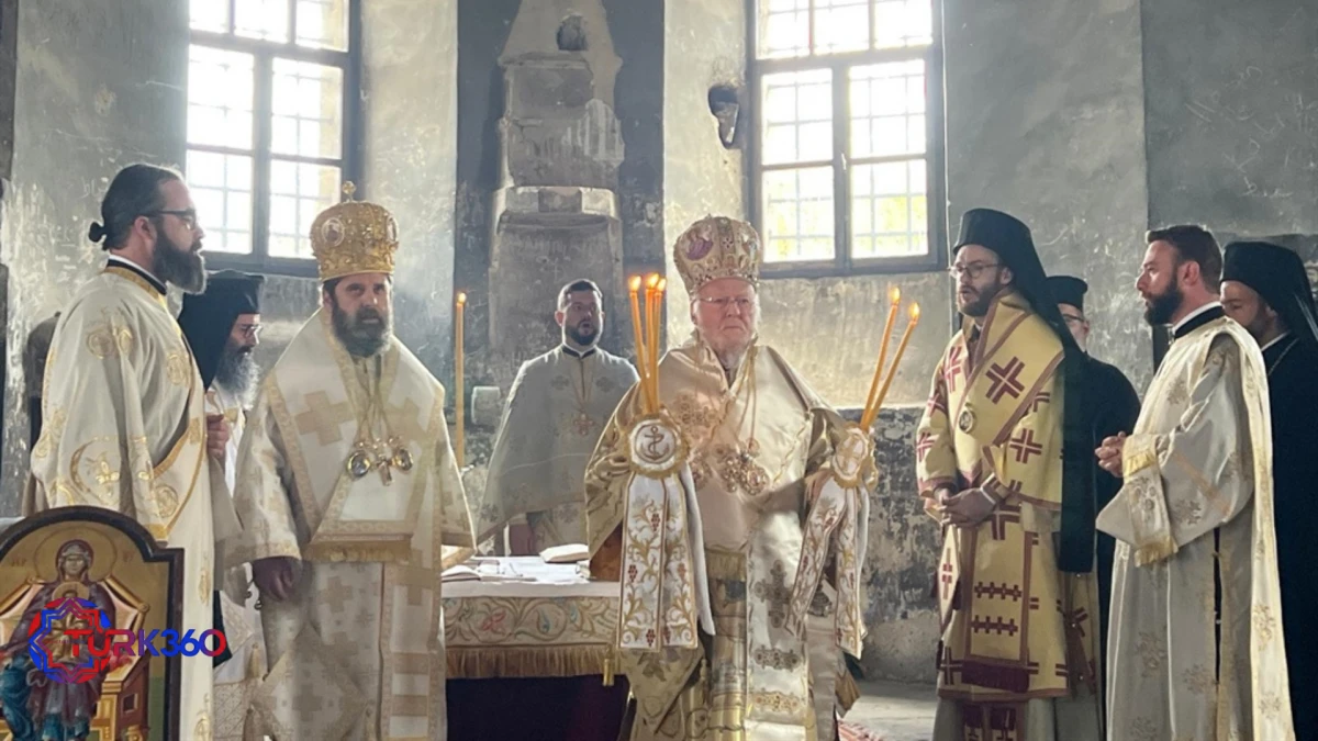 Fener Rum Patriği Bartholomeos, Nevşehir&rsquo;de ayin y&ouml;netti! 