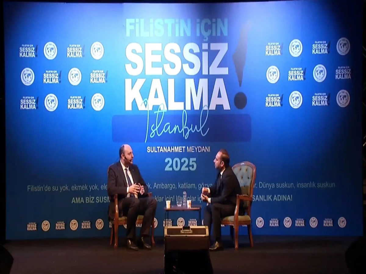  'Filistin İçin Sessiz Kalma' programı gece de sürdü 
