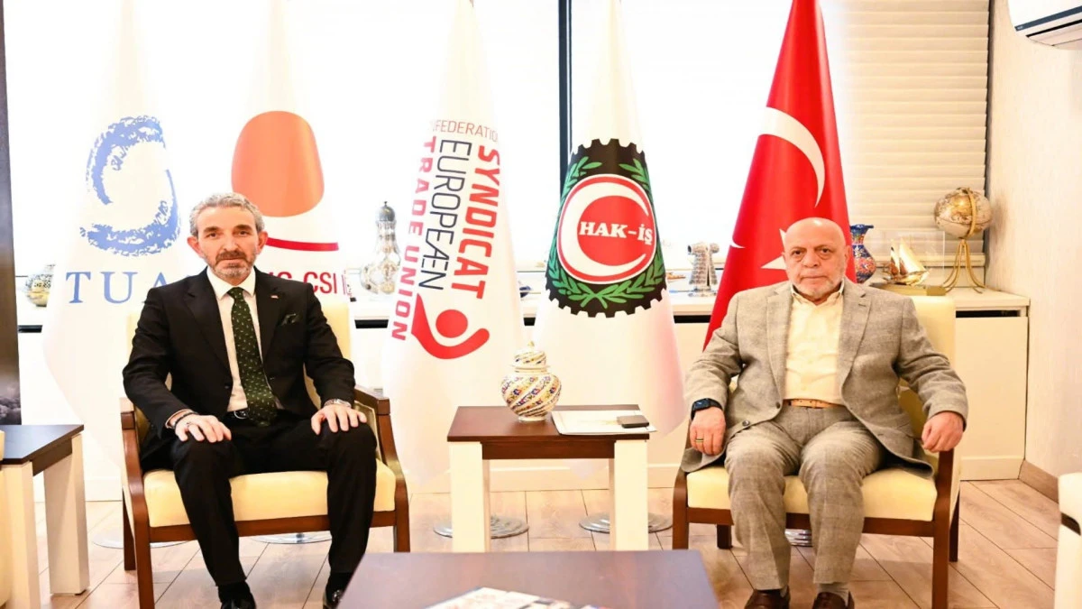 HAK-İŞ İl Başkanı Navruz&rsquo;dan Genel Başkan Arslan&rsquo;a Ziyaret! 