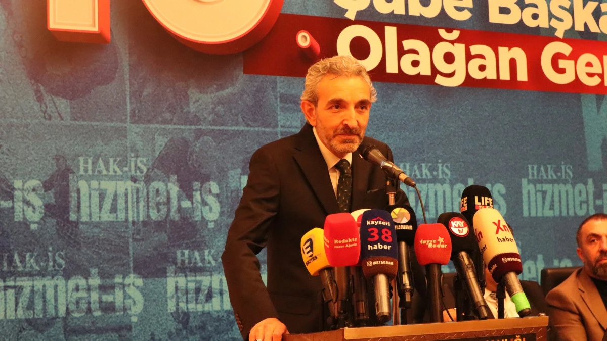 Hizmet-İş Sendikası Kayseri Şubesi&rsquo;nde Başkan Yavuz Navruz g&uuml;ven tazeledi 