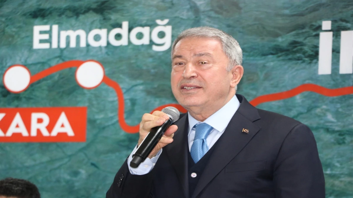 Hulusi Akar: "86 Milyon Tek Yumruk Olduğu M&uuml;ddet&ccedil;e Aşamayacağımız Engel Yok" 