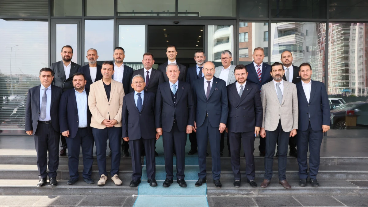  Hulusi Akar, B&uuml;y&uuml;kkılı&ccedil; ve Okandan&rsquo;dan KTO&rsquo;ya "Hayırlı Olsun" Ziyareti