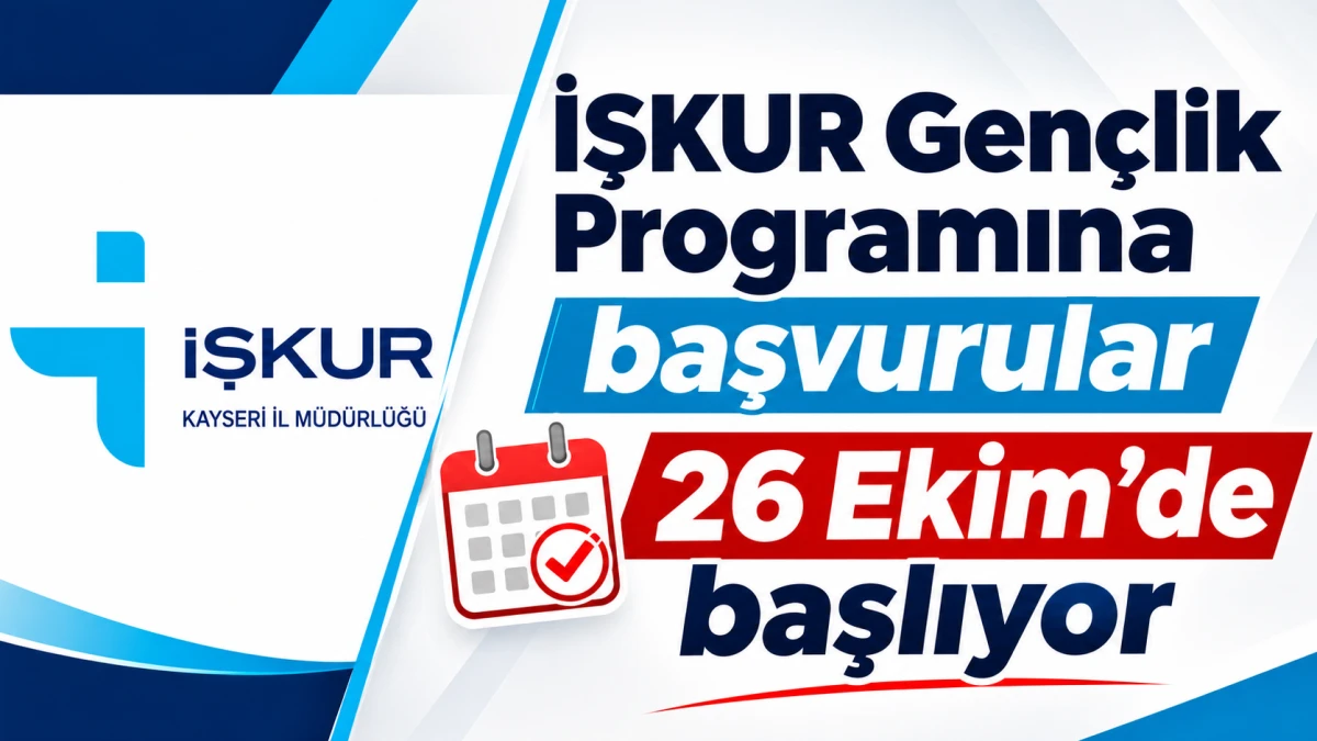 İŞKUR GEN&Ccedil;LİK PROGRAMINA BAŞVURULAR 26 EKİM&rsquo;DE BAŞLIYOR 