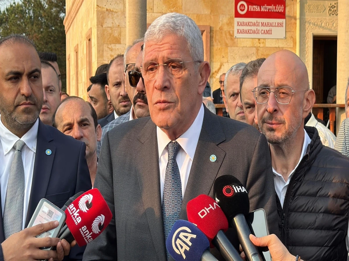 İYİ PARTİ LİDERİ DERVİŞOĞLU: BİRLİĞE, BERABERLİĞE, HUZURA VE KARDEŞLİĞE İHTİYACIMIZ VAR’