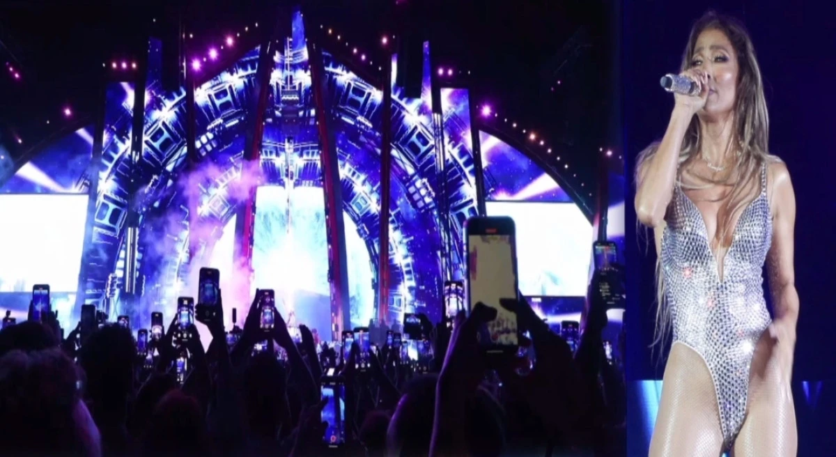 Jennifer Lopez 6 yıl aranın ardından İstanbul'da sahne aldı 
