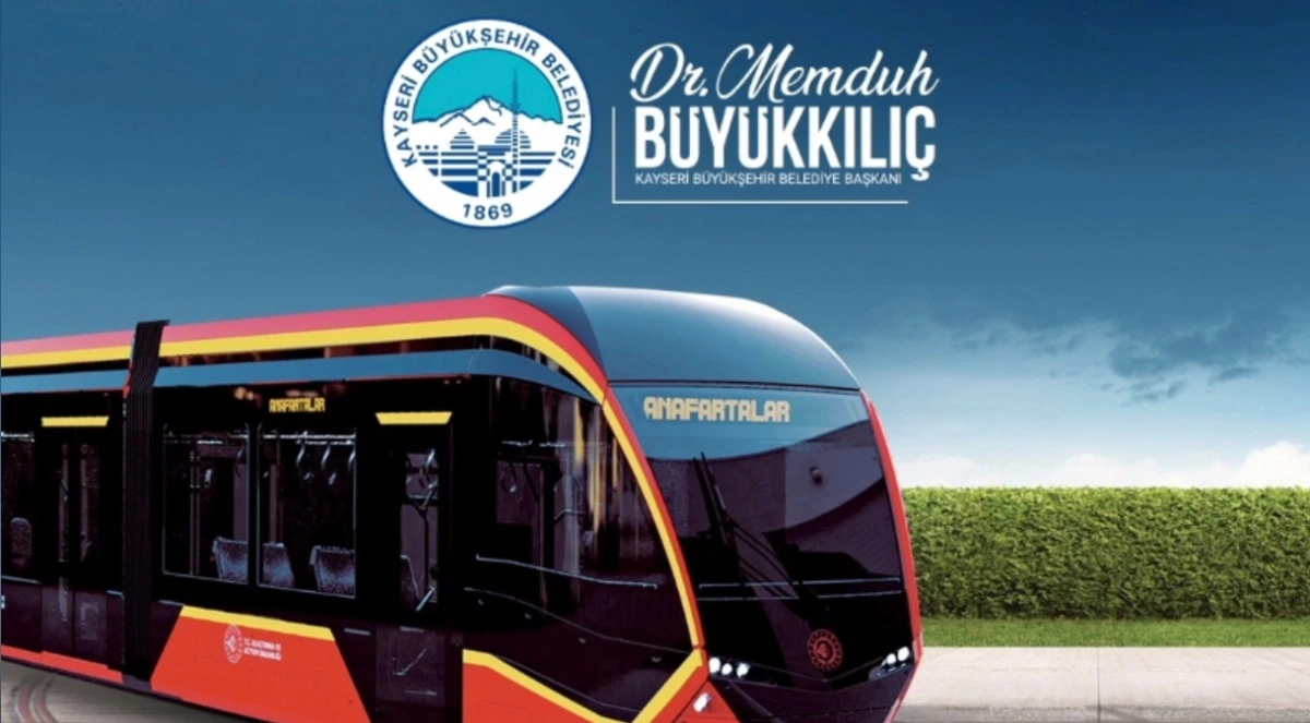 Kayseri B&uuml;y&uuml;kşehir Belediyesi Bayramdaki &Uuml;cretsiz Tramvayların Ulaşım Verilerini Paylaştı 