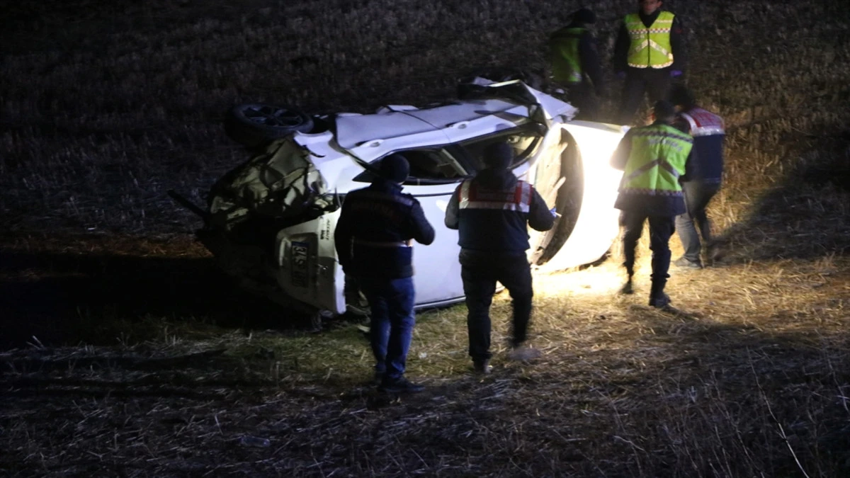 Kayseri-Malatya Yolunda Feci Kaza: 1 &ouml;l&uuml;, 4 yaralı 