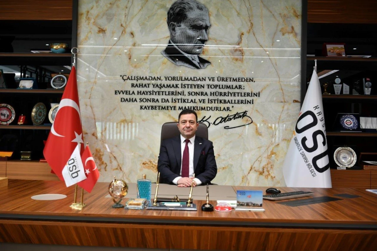 Kayseri OSB Başkanı Mehmet Yalçın, İSO İlk 500 2024 Listesine Giren Kayseri Firmalarını Kutladı  