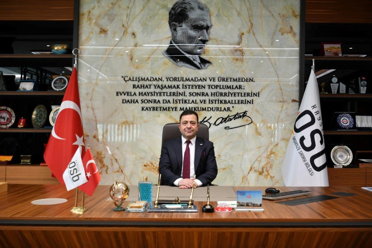 KAYSERİ OSB BAŞKANI YALÇIN:  DAHA FAZLA BÜYÜME İÇİN SANAYİCİLERİMİZ DESTEKLENMELİDİR 