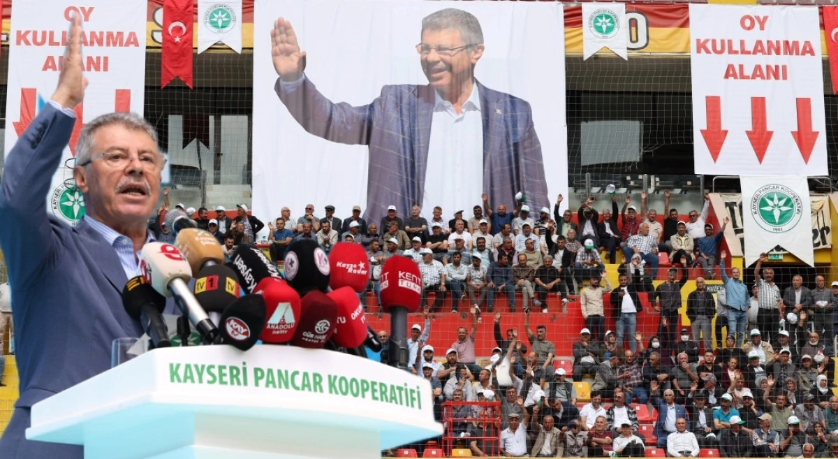 KAYSERİ PANCAR EKİCİLERİ KOOPERATİFİ 72. SEÇİMLİ GENEL KURULU YOĞUN KATILIMLA GERÇEKLEŞTİ 