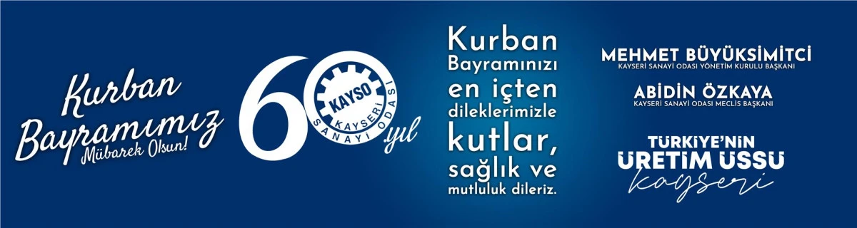 Kayseri Sanayi Odası Kurban Bayramı