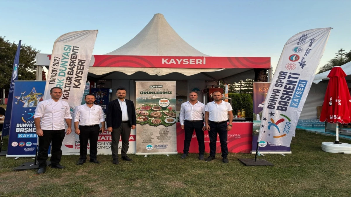 Kayseri, tarihi ve k&uuml;lt&uuml;rel zenginliklerini Adana Lezzet Festivali'nde tanıtıyor 
