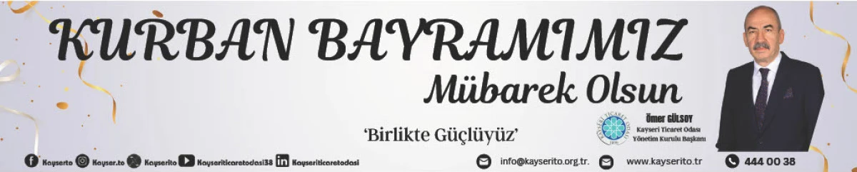 Kayseri Ticaret Odası Kurban Bayramı 