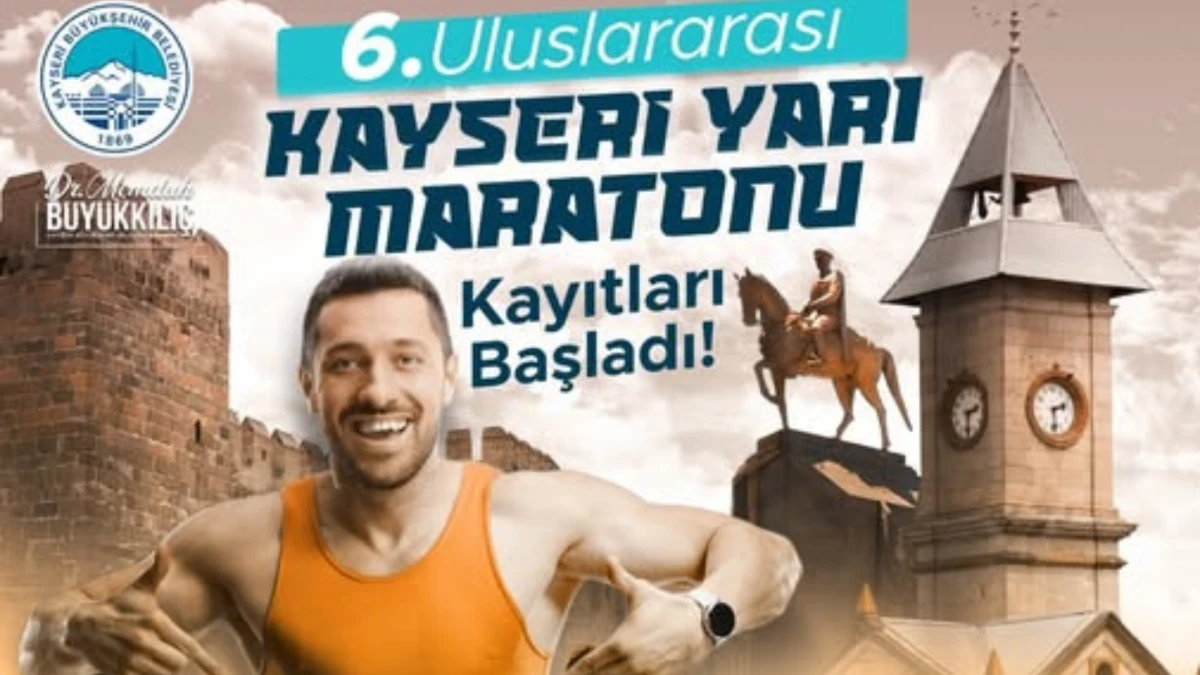 Kayseri Yarı Maratonu İ&ccedil;in Kayıtlar Başladı 